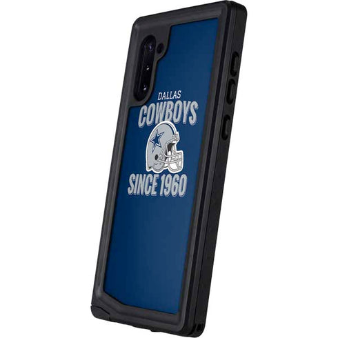 NFL Dallas Cowboys Helmet Galaxy Note 10 Waterproof Case