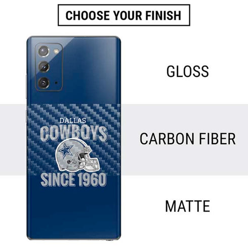 NFL Dallas Cowboys Helmet Galaxy Note20 5G Skin