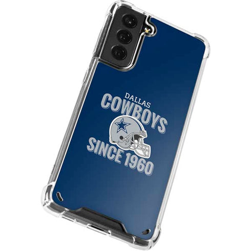 NFL Dallas Cowboys Helmet Galaxy S21 5G Clear Case