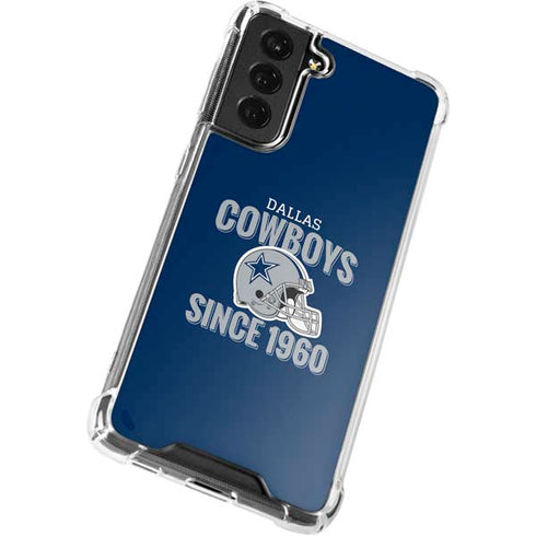 NFL Dallas Cowboys Helmet Galaxy S22 Plus Clear Case