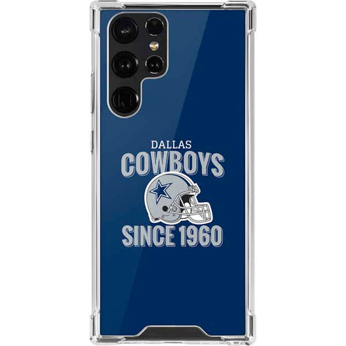 NFL Dallas Cowboys Helmet Galaxy S22 Ultra Clear Case
