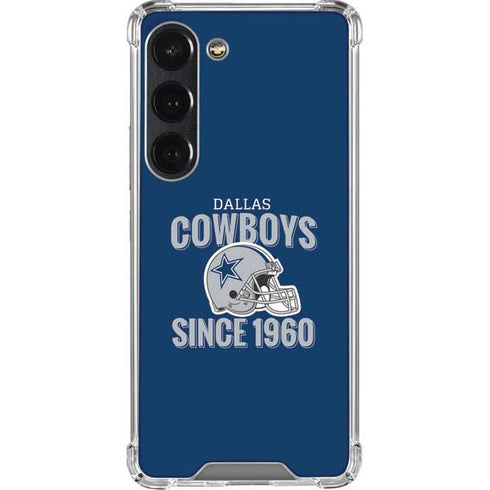 NFL Dallas Cowboys Helmet Galaxy S23 Clear Case