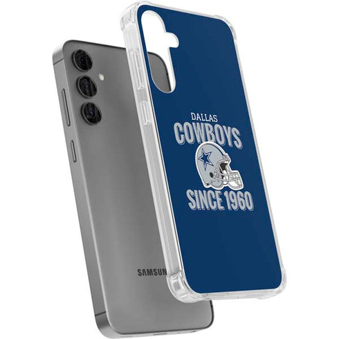 NFL Dallas Cowboys Helmet Galaxy S24 Plus Clear Case