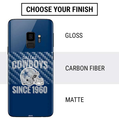 NFL Dallas Cowboys Helmet Galaxy S9 Skin
