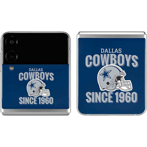 NFL Dallas Cowboys Helmet Galaxy Z Flip4 5G Skin