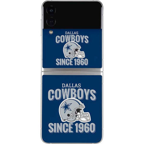 NFL Dallas Cowboys Helmet Galaxy Z Flip4 5G Skin