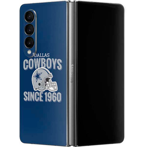 NFL Dallas Cowboys Helmet Galaxy Z Fold4 5G Skin