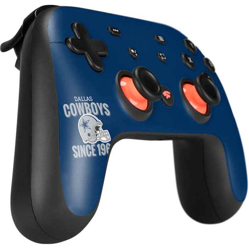 NFL Dallas Cowboys Helmet Google Stadia Controller Skin