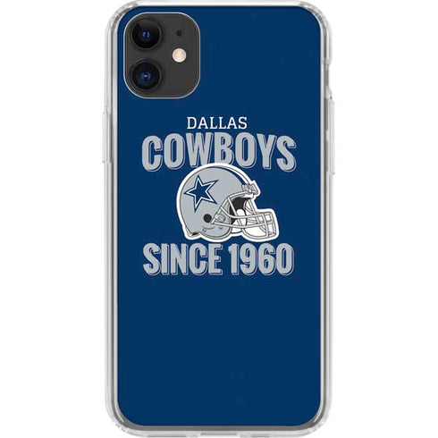 NFL Dallas Cowboys Helmet iPhone 11 Clear Case