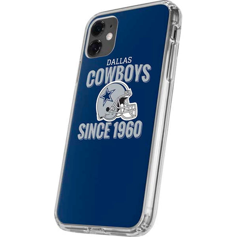 NFL Dallas Cowboys Helmet iPhone 11 Clear Case
