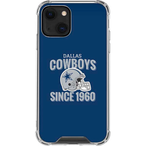 NFL Dallas Cowboys Helmet iPhone 13 Mini Clear Case