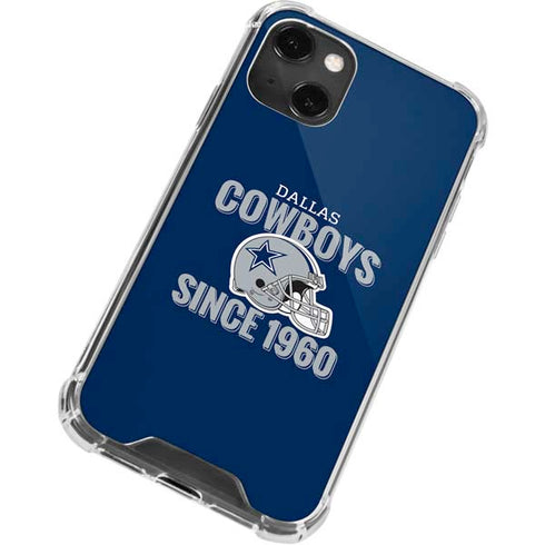 NFL Dallas Cowboys Helmet iPhone 13 Mini Clear Case