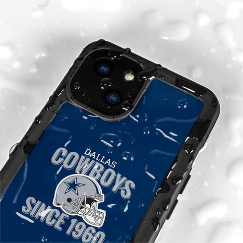 NFL Dallas Cowboys Helmet iPhone 13 Mini Waterproof Case