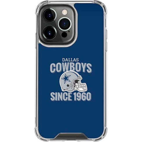 NFL Dallas Cowboys Helmet iPhone 13 Pro Clear Case