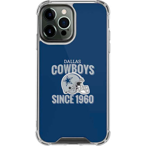 NFL Dallas Cowboys Helmet iPhone 14 Pro Max Clear Case