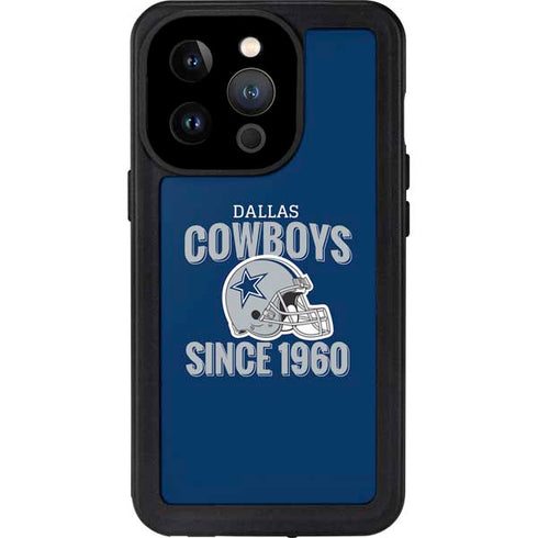NFL Dallas Cowboys Helmet iPhone 14 Pro Waterproof Case