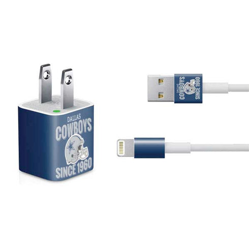 NFL Dallas Cowboys Helmet iPhone Charger (5W USB) Skin