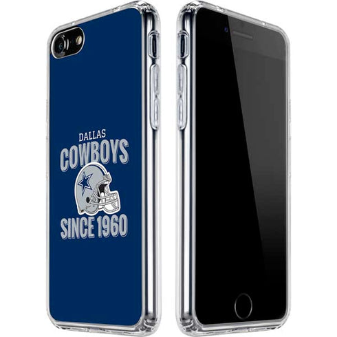 NFL Dallas Cowboys Helmet iPhone SE (2nd & 3rd Gen) Clear Case