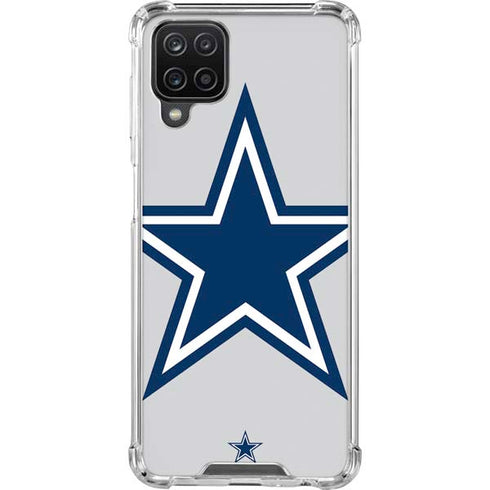 NFL Dallas Cowboys Large Logo Galaxy A12 Clear Case