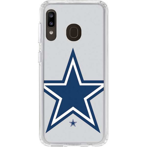 NFL Dallas Cowboys Large Logo Galaxy A20 Clear Case
