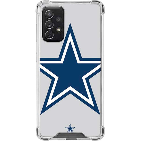 NFL Dallas Cowboys Large Logo Galaxy A72 5G Clear Case