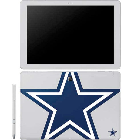 NFL Dallas Cowboys Large Logo Galaxy Book 12in Skin