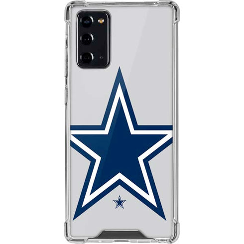 NFL Dallas Cowboys Large Logo Galaxy Note20 5G Clear Case