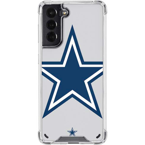 NFL Dallas Cowboys Large Logo Galaxy S21 5G Clear Case