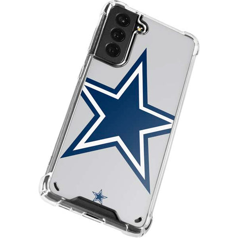 NFL Dallas Cowboys Large Logo Galaxy S21 5G Clear Case