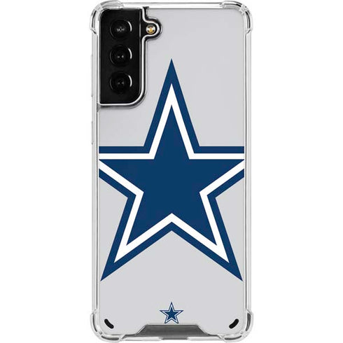 NFL Dallas Cowboys Large Logo Galaxy S21 Plus 5G Clear Case