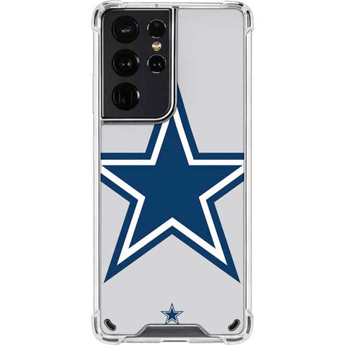 NFL Dallas Cowboys Large Logo Galaxy S21 Ultra 5G Clear Case