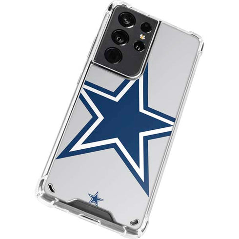 NFL Dallas Cowboys Large Logo Galaxy S21 Ultra 5G Clear Case