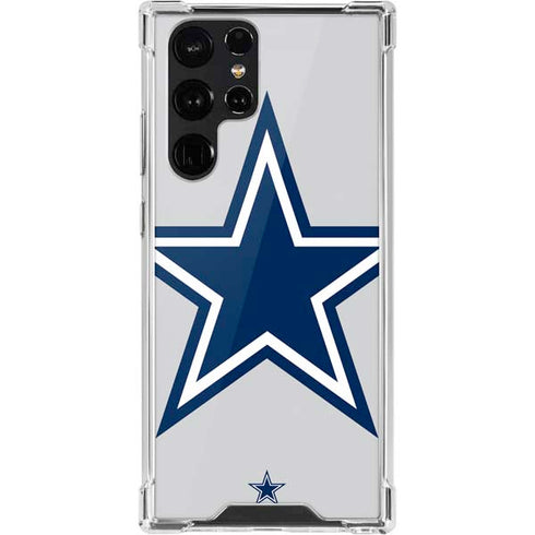 NFL Dallas Cowboys Large Logo Galaxy S22 Ultra Clear Case