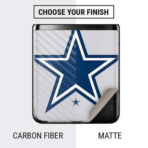 NFL Dallas Cowboys Large Logo Galaxy Z Flip Skin