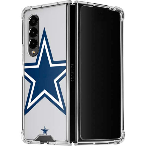 NFL Dallas Cowboys Large Logo Galaxy Z Fold4 5G Clear Case