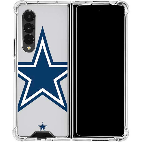 NFL Dallas Cowboys Large Logo Galaxy Z Fold4 5G Clear Case
