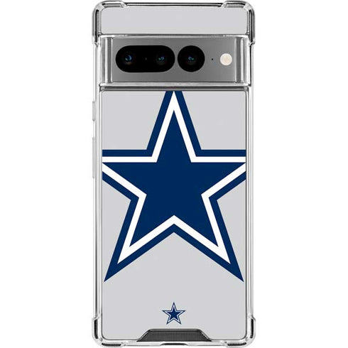 NFL Dallas Cowboys Large Logo Google Pixel 7 Pro Clear Case