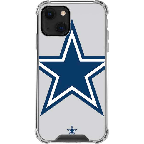 NFL Dallas Cowboys Large Logo iPhone 13 Mini Clear Case