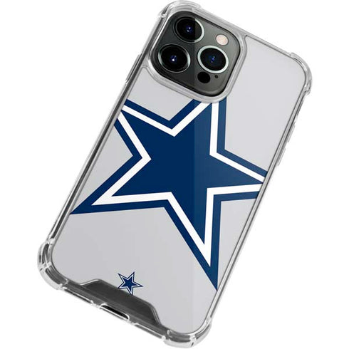 NFL Dallas Cowboys Large Logo iPhone 13 Pro Clear Case