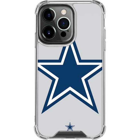 NFL Dallas Cowboys Large Logo iPhone 15 Pro Clear Case
