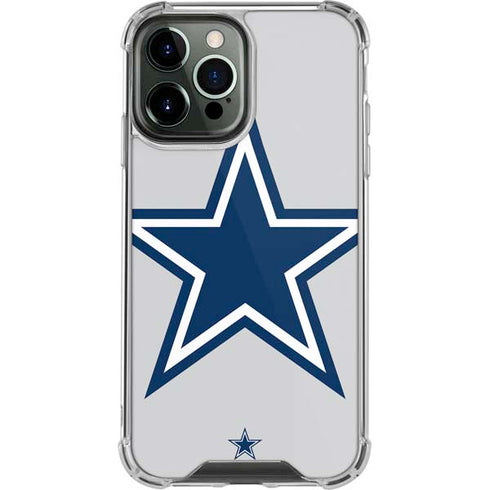 NFL Dallas Cowboys Large Logo iPhone 14 Pro Max Clear Case