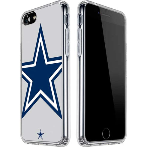 NFL Dallas Cowboys Large Logo iPhone SE (2nd & 3rd Gen) Clear Case