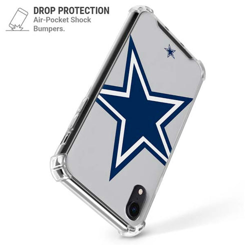 NFL Dallas Cowboys Large Logo iPhone XR Clear Case