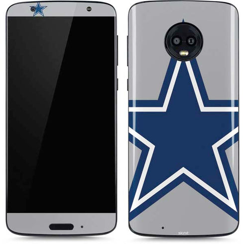 NFL Dallas Cowboys Large Logo Moto G6 Skin