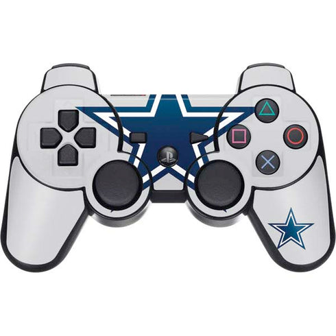NFL Dallas Cowboys Large Logo PS3 Dual Shock wireless controller Skin