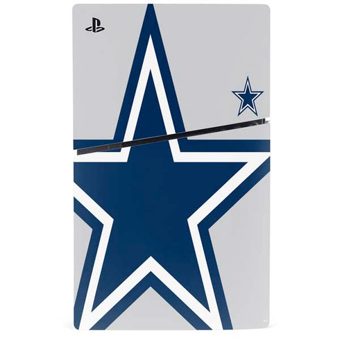 NFL Dallas Cowboys Large Logo PS5 Slim Disk Bundle Skin