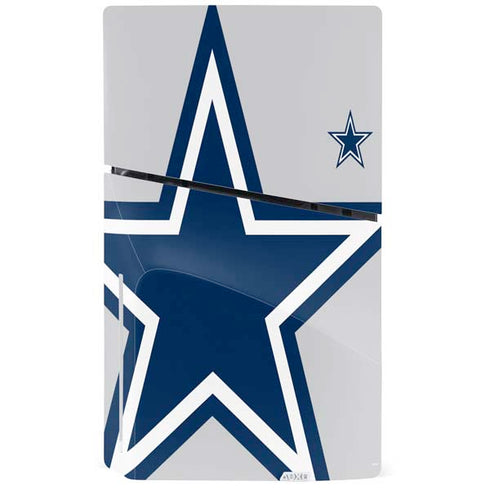 NFL Dallas Cowboys Large Logo PS5 Slim Disk Console Skin