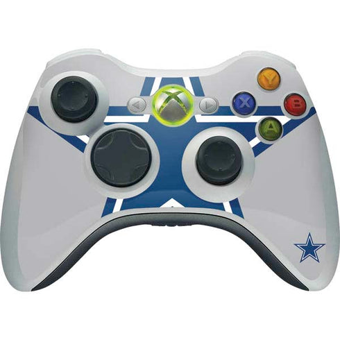 NFL Dallas Cowboys Large Logo Xbox 360 Wireless Controller Skin