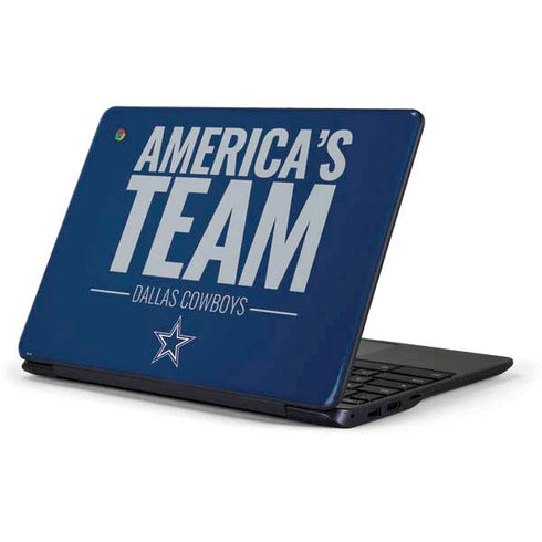 NFL Dallas Cowboys Team Motto Samsung Chromebook Skin