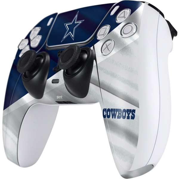 Skinit Calcomanía para juegos compatible con consola y controlador PS5,  diseño oficial de los Dallas Cowboys de la NFL